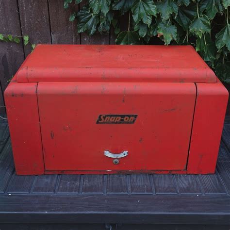 steel tool box old fashioned|vintage snap on tool boxes.